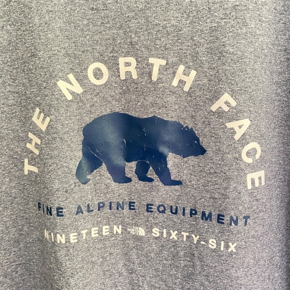 THE NORTH FACE Men's XL Tee Active Fit Bear Graphic 1966 Fine Alpine Equipment - Picture 6 of 8